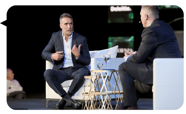 Gabriel Batistuta, conferencista para eventos corporativos sobre Liderazgo Estratégico