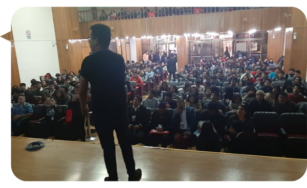 Jaime Vaca Guzmán en acción